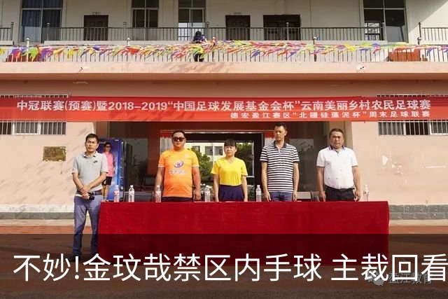 不妙!金玟哉禁区内手球 主裁回看VAR判点国安落后